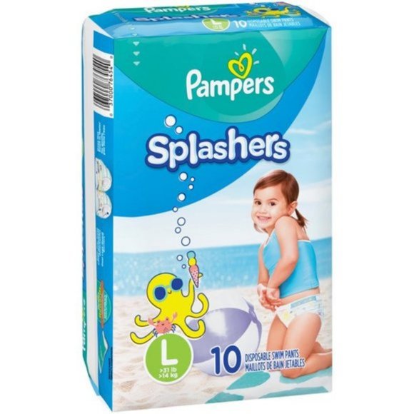 Pampers Bundle Disposable Swim Pants L >33 lb. - Picture 1 of 6